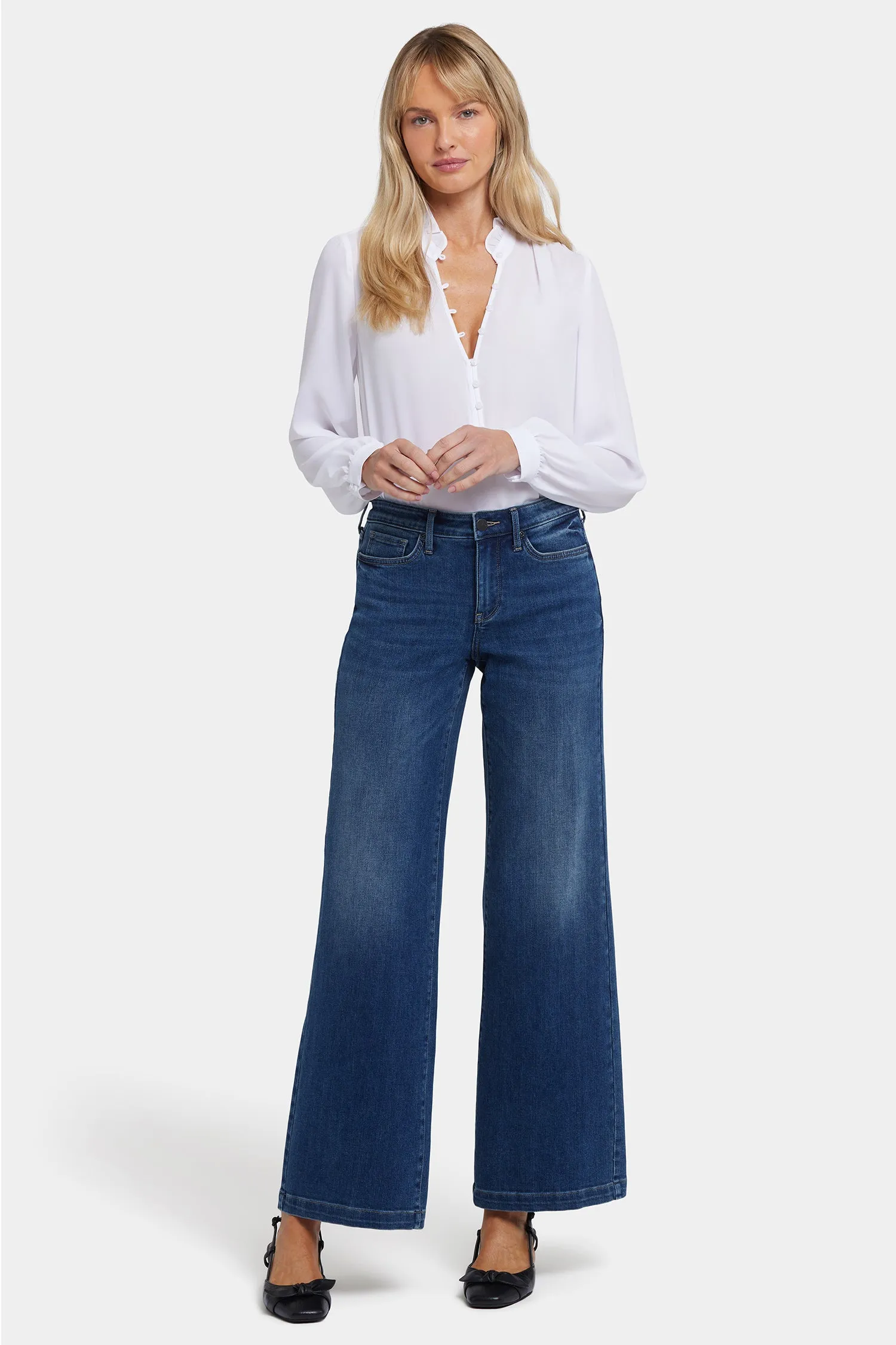 Teresa Wide Leg Jeans - Rio Rapids