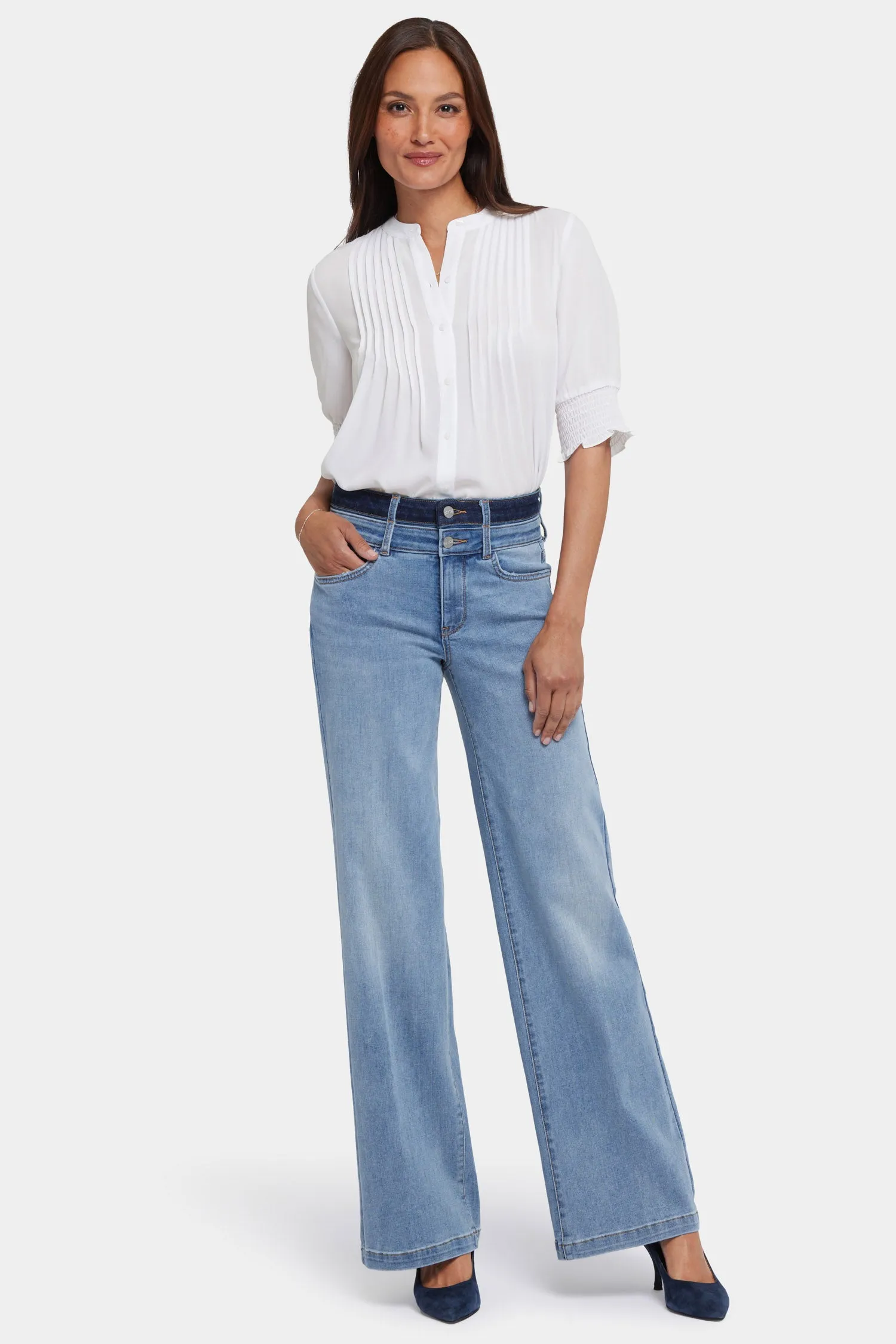 Teresa Wide Leg Jeans - Santiago Sea