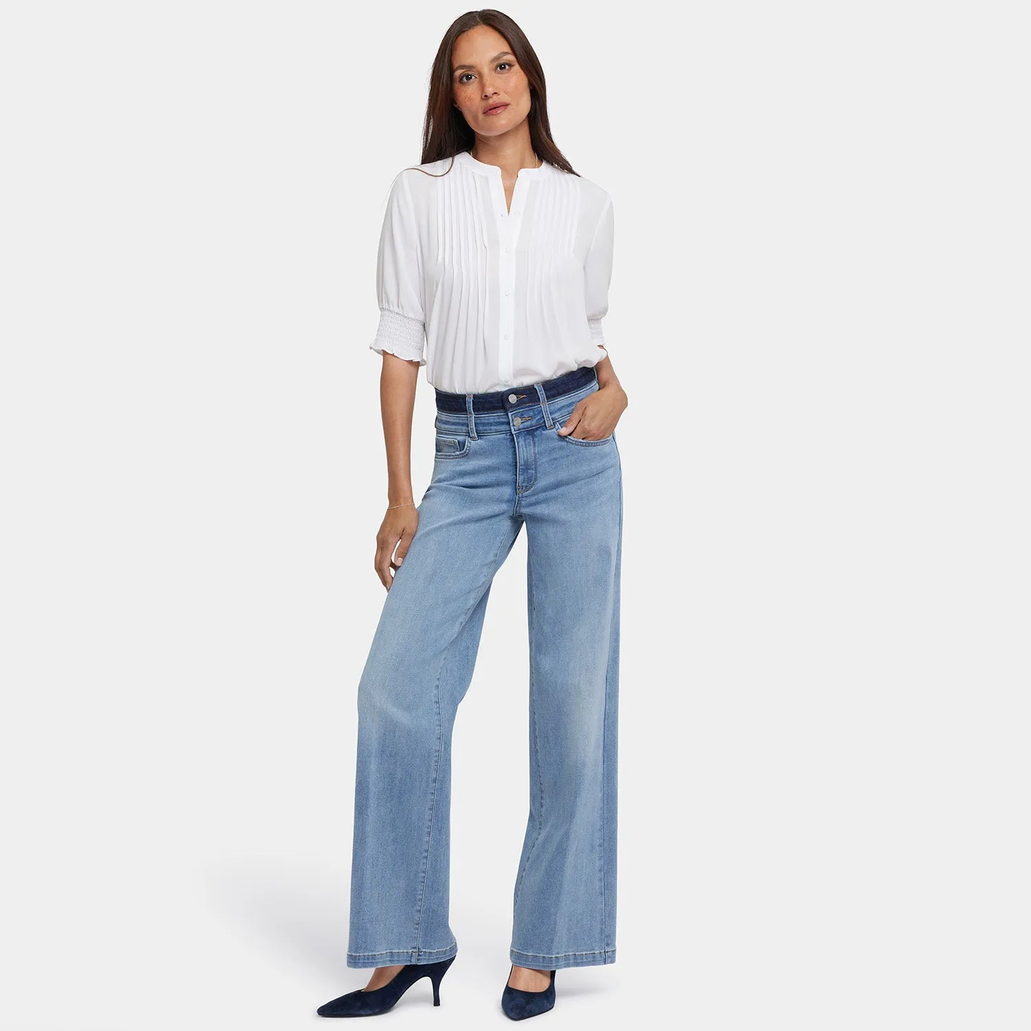 Teresa Wide Leg Jeans - Santiago Sea
