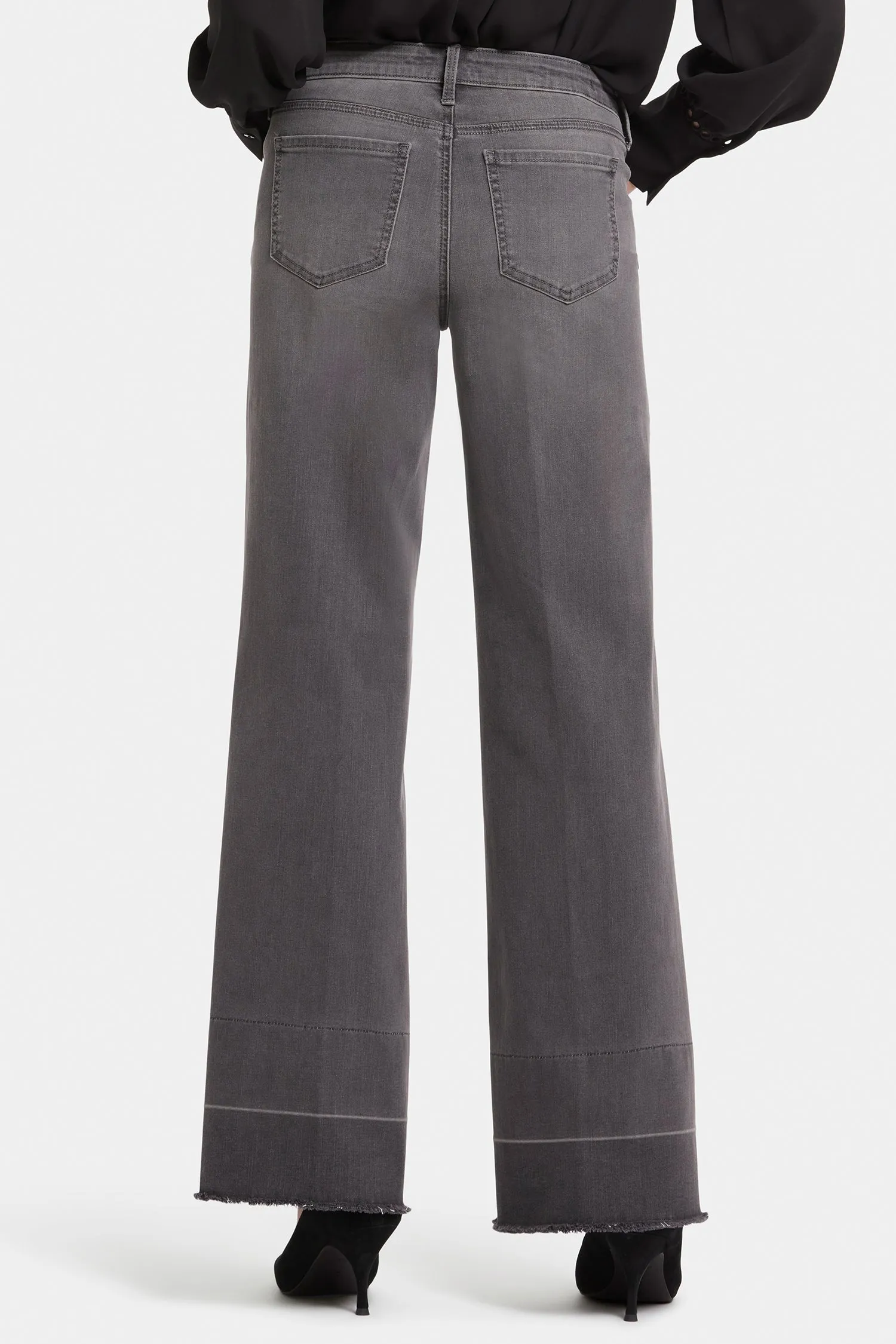 Teresa Wide Leg Jeans - Snow Shadow