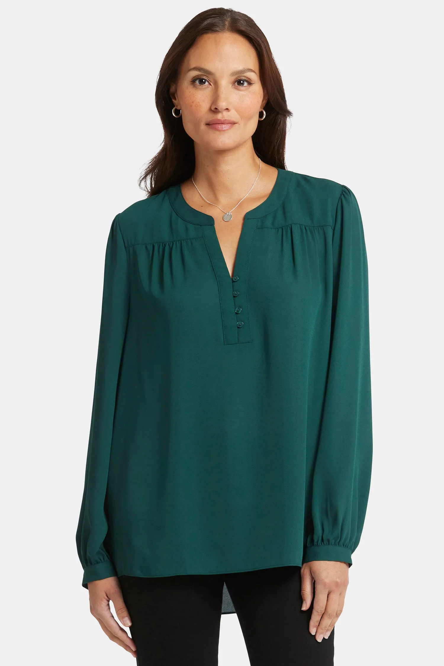 Trinity Blouse - Pine Forest