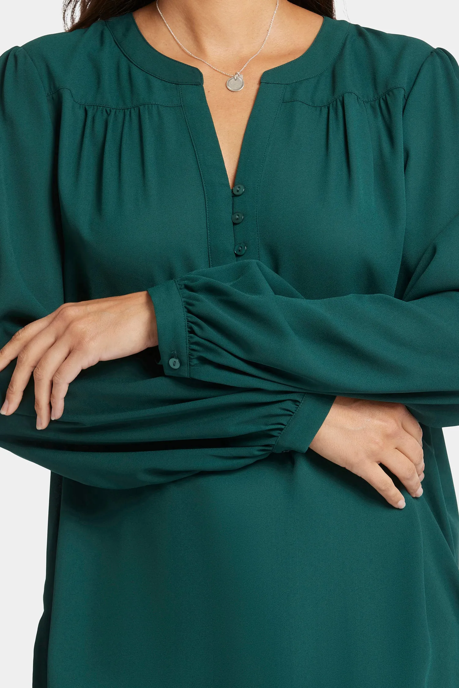 Trinity Blouse - Pine Forest