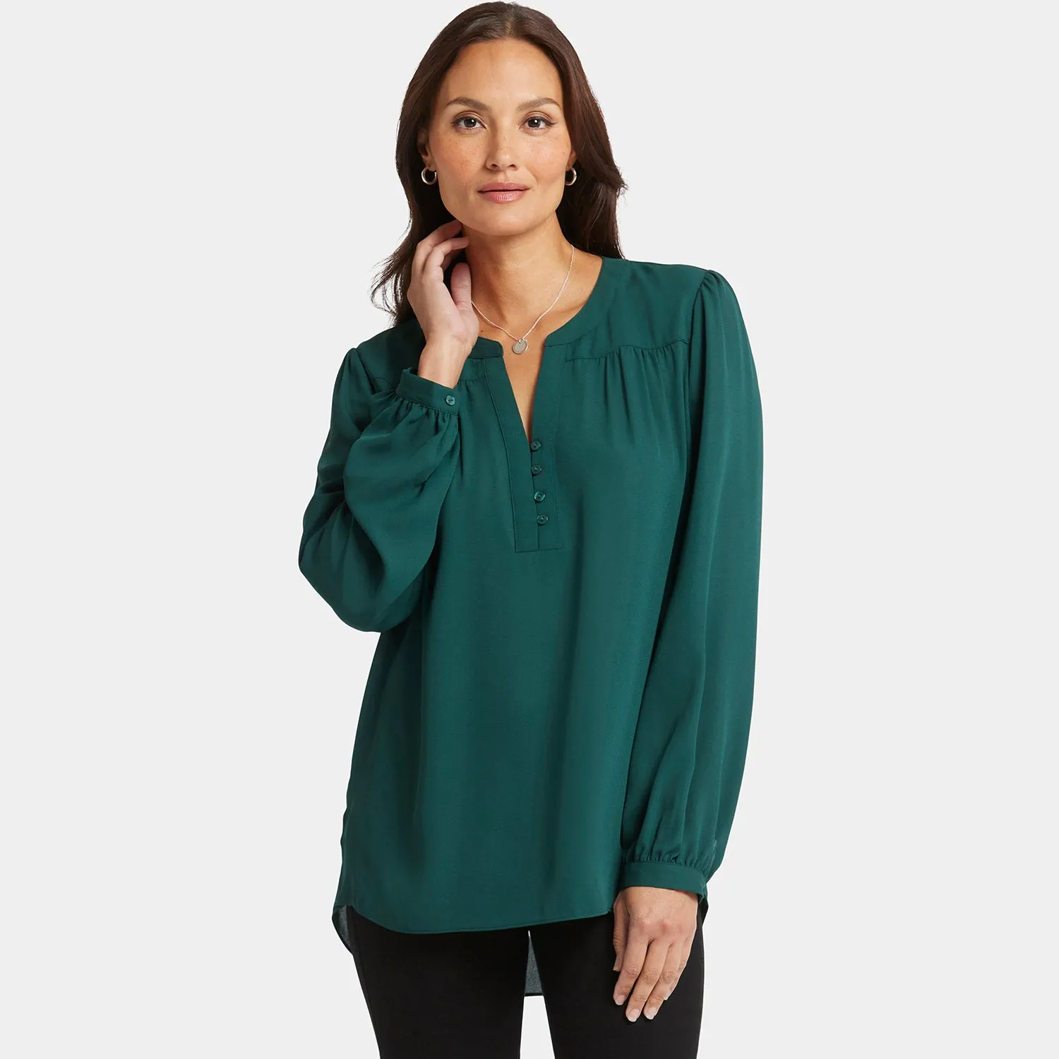 Trinity Blouse - Pine Forest