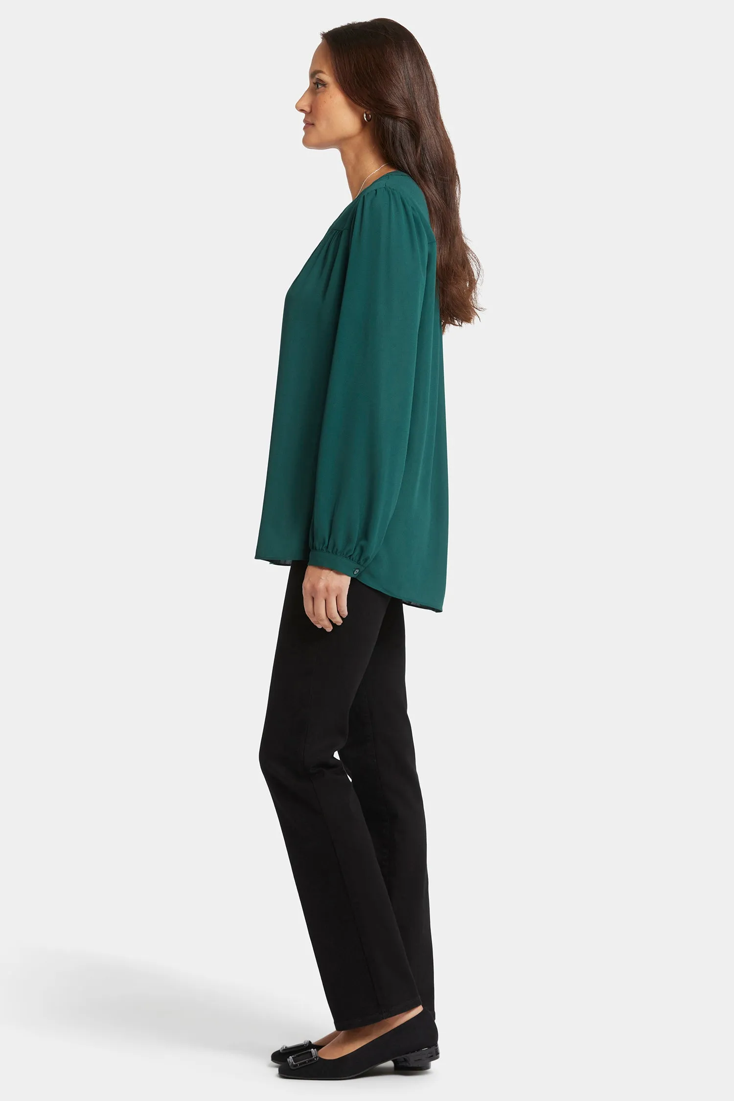 Trinity Blouse - Pine Forest