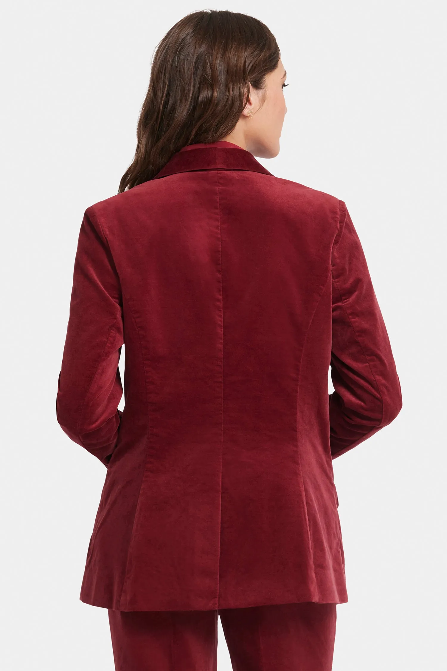 Tuxedo Jacket - Wild Currant
