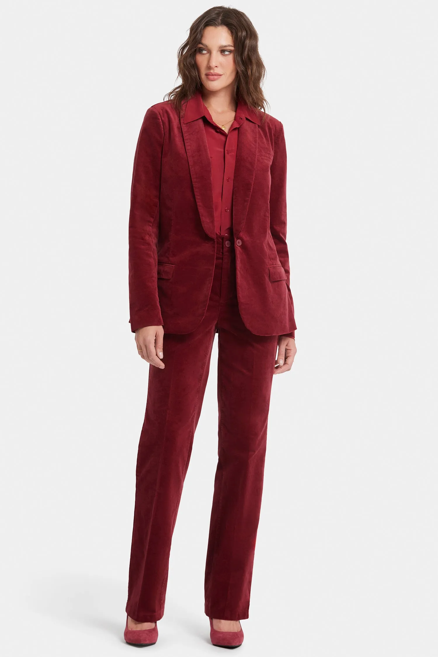 Tuxedo Jacket - Wild Currant