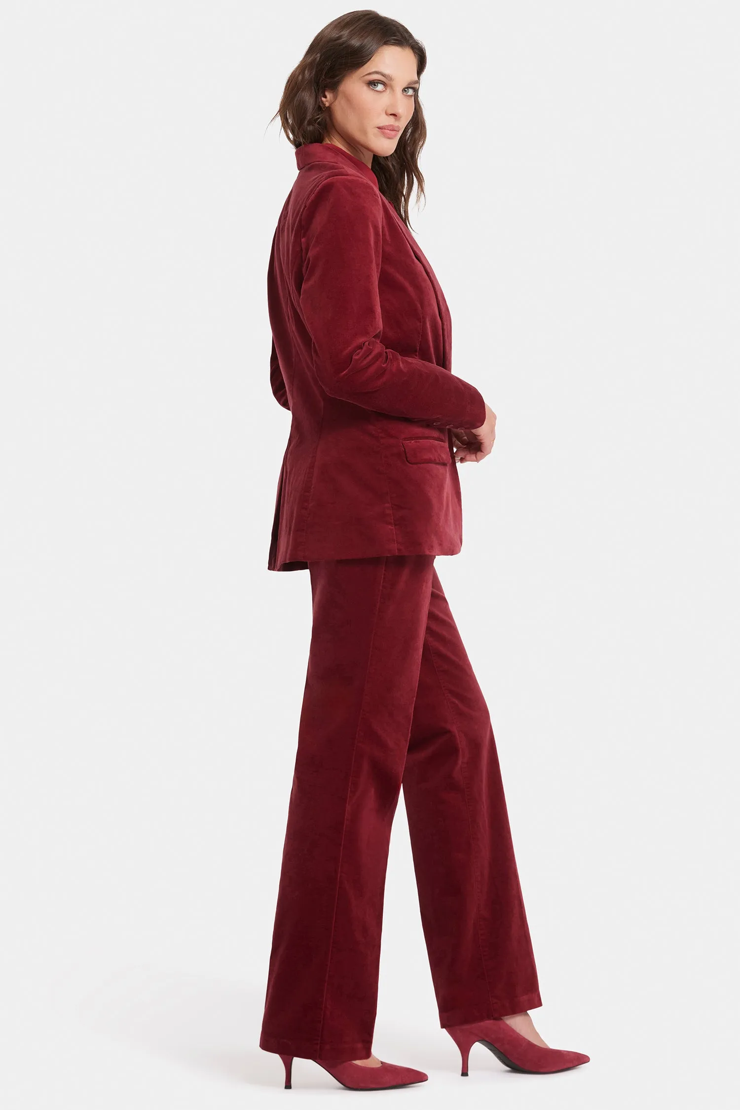Tuxedo Jacket - Wild Currant