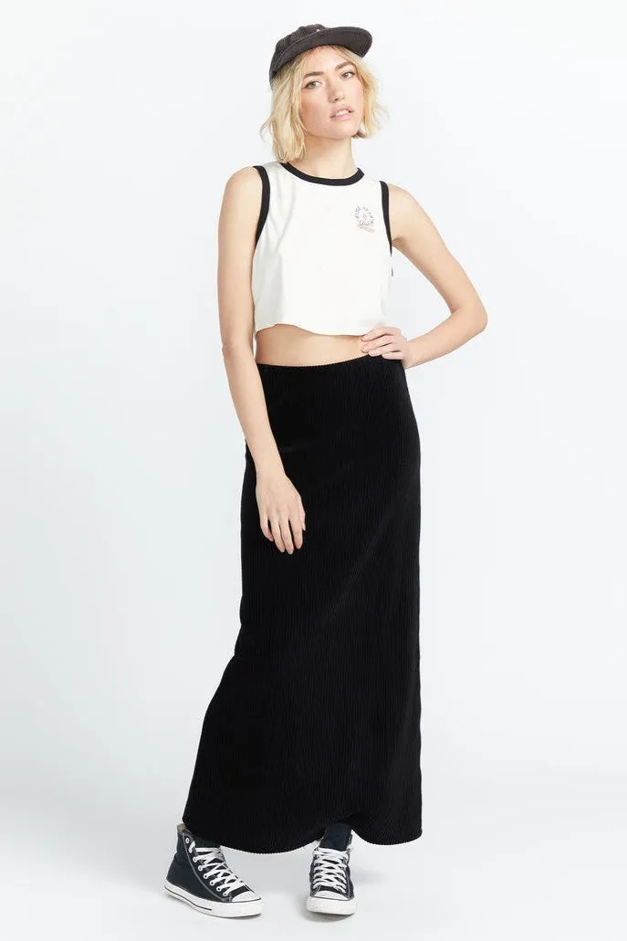 Volcom Cording To U Skirt Black
