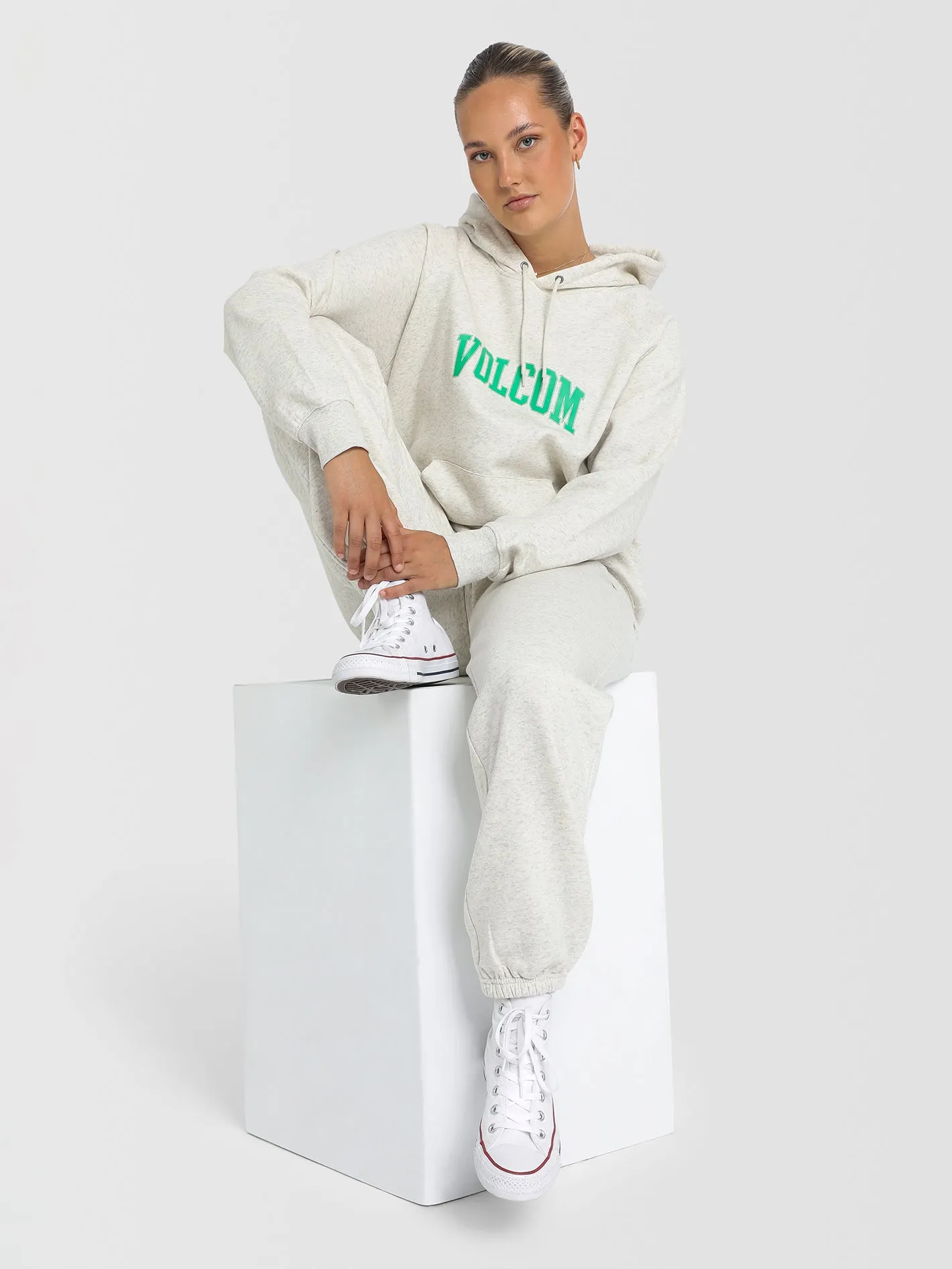 Volcom Get More Hoodie Oat Marle