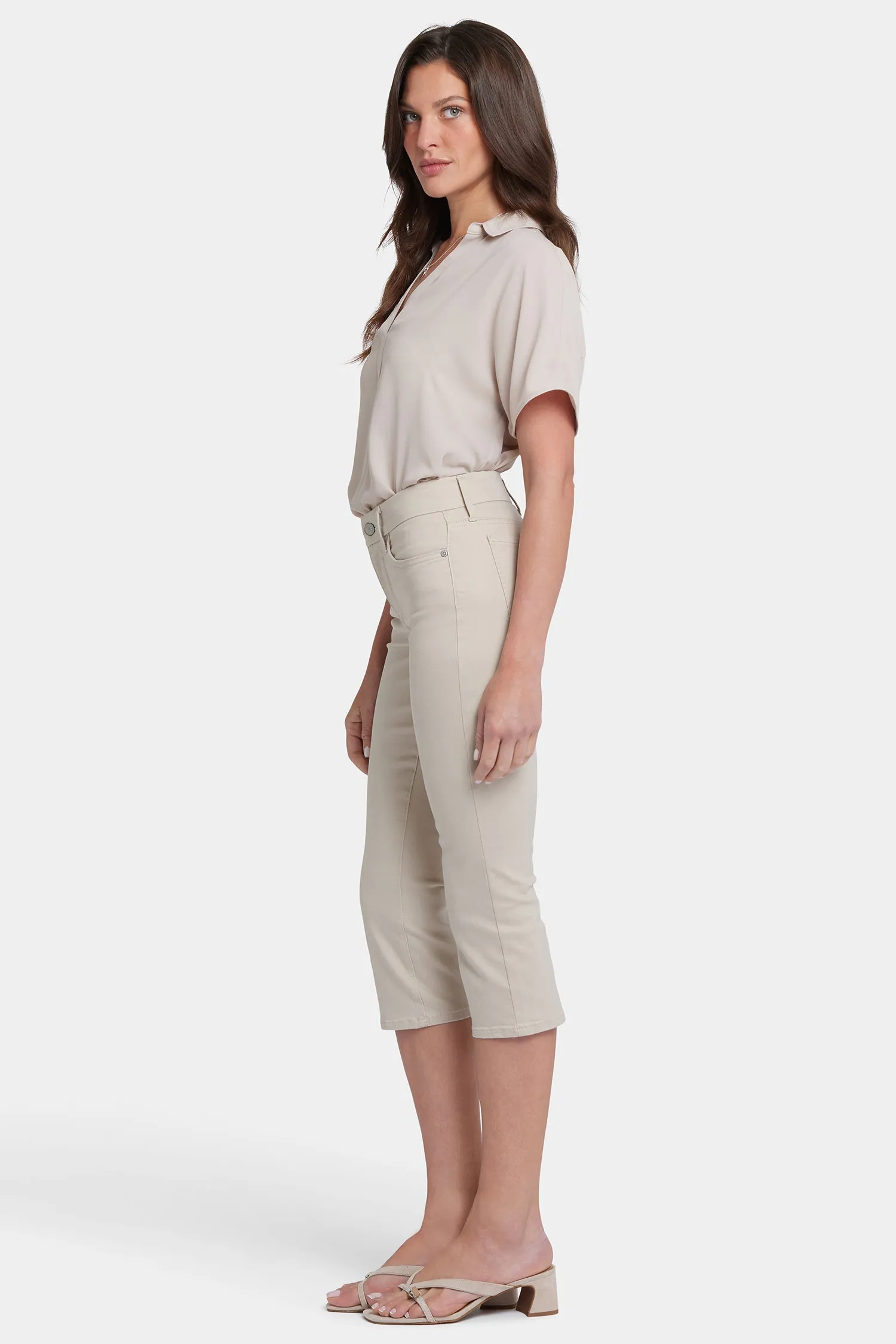 Waist-Match™ Marilyn Straight Crop Jeans - Feather