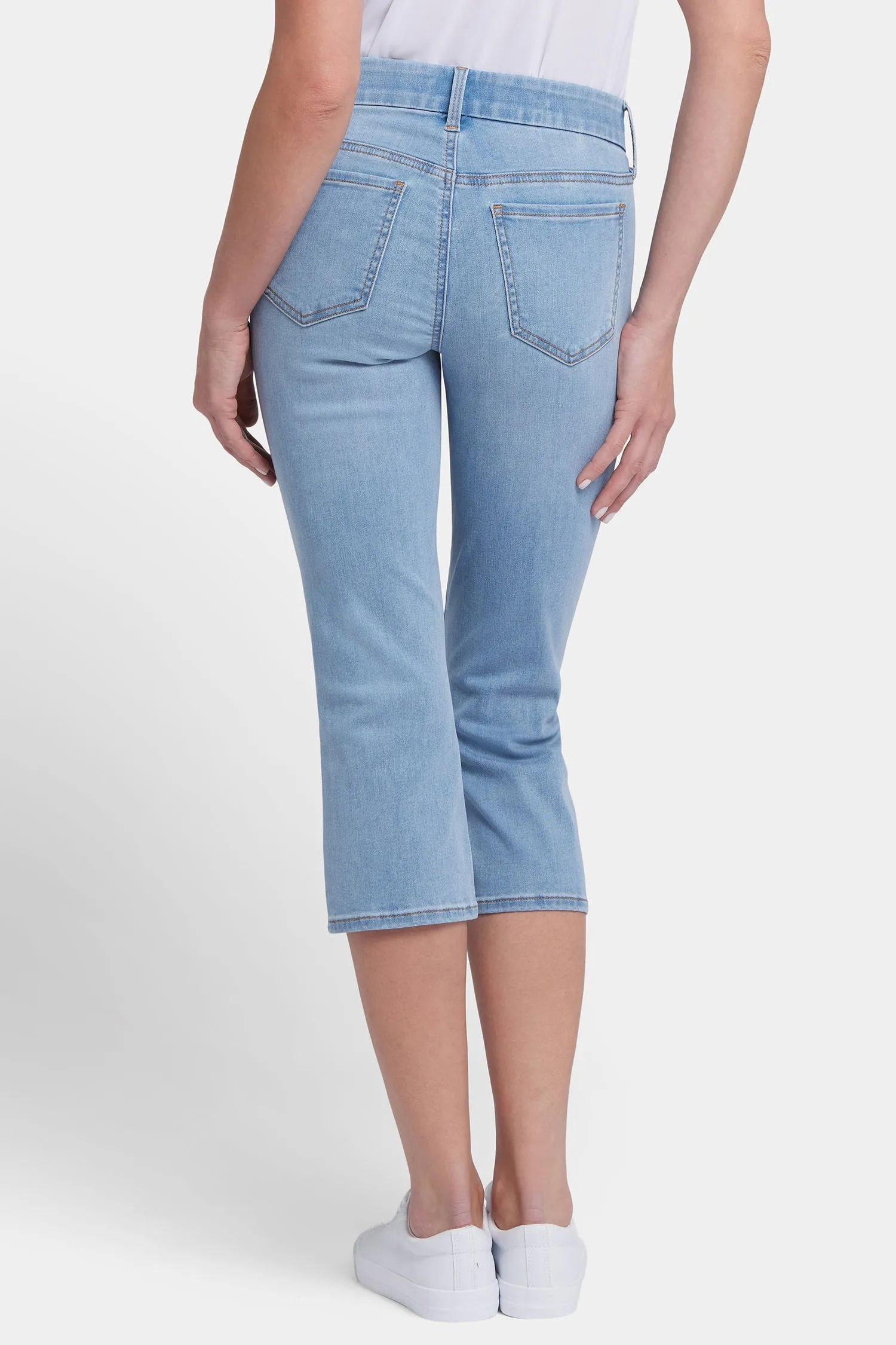 Waist-Match™ Marilyn Straight Crop Jeans - Santiago Sea