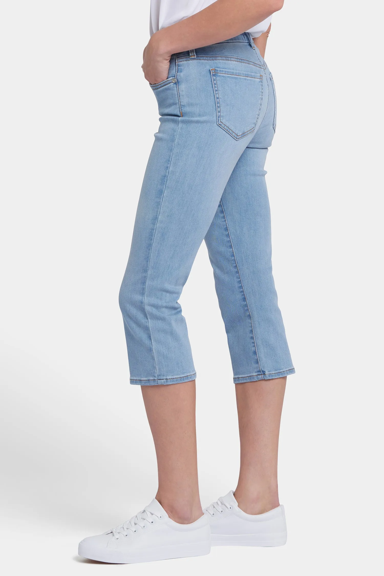 Waist-Match™ Marilyn Straight Crop Jeans - Santiago Sea