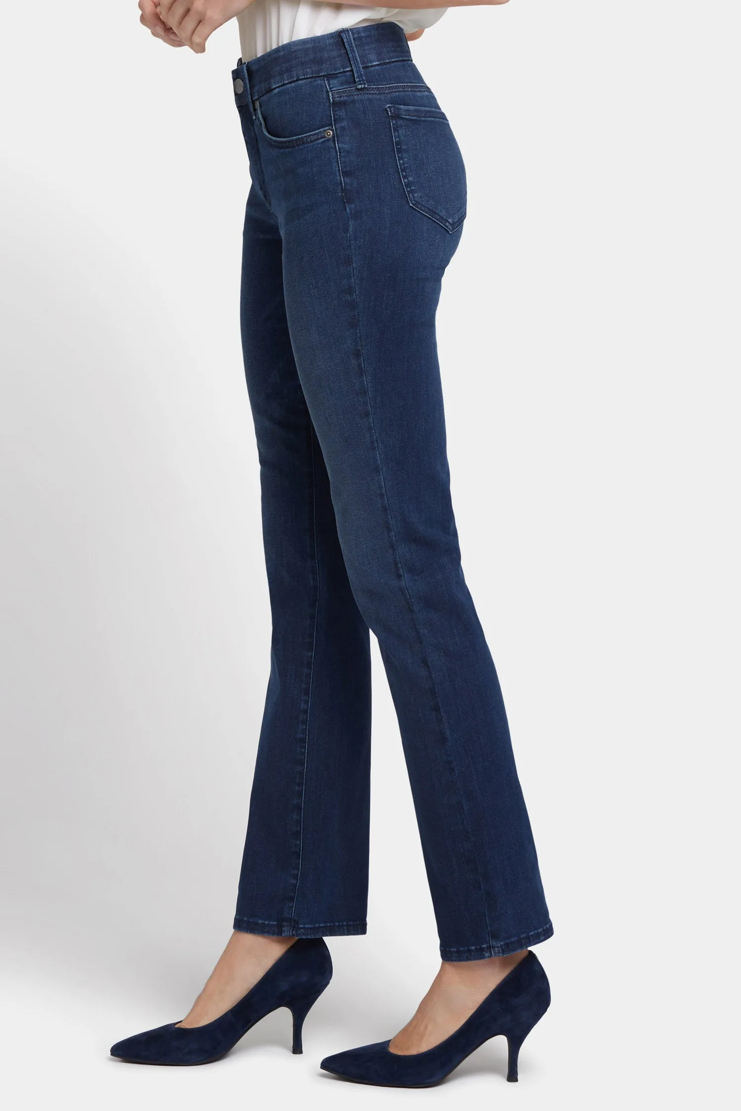 Waist-Match™ Marilyn Straight Jeans In Petite - Basin