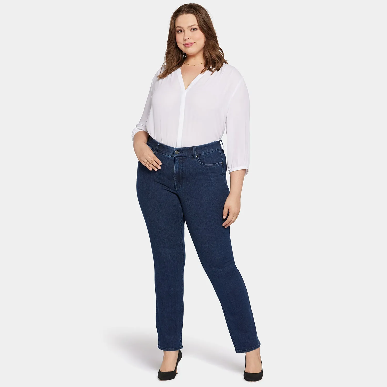 Waist-Match™ Marilyn Straight Jeans In Plus Size - Inspire