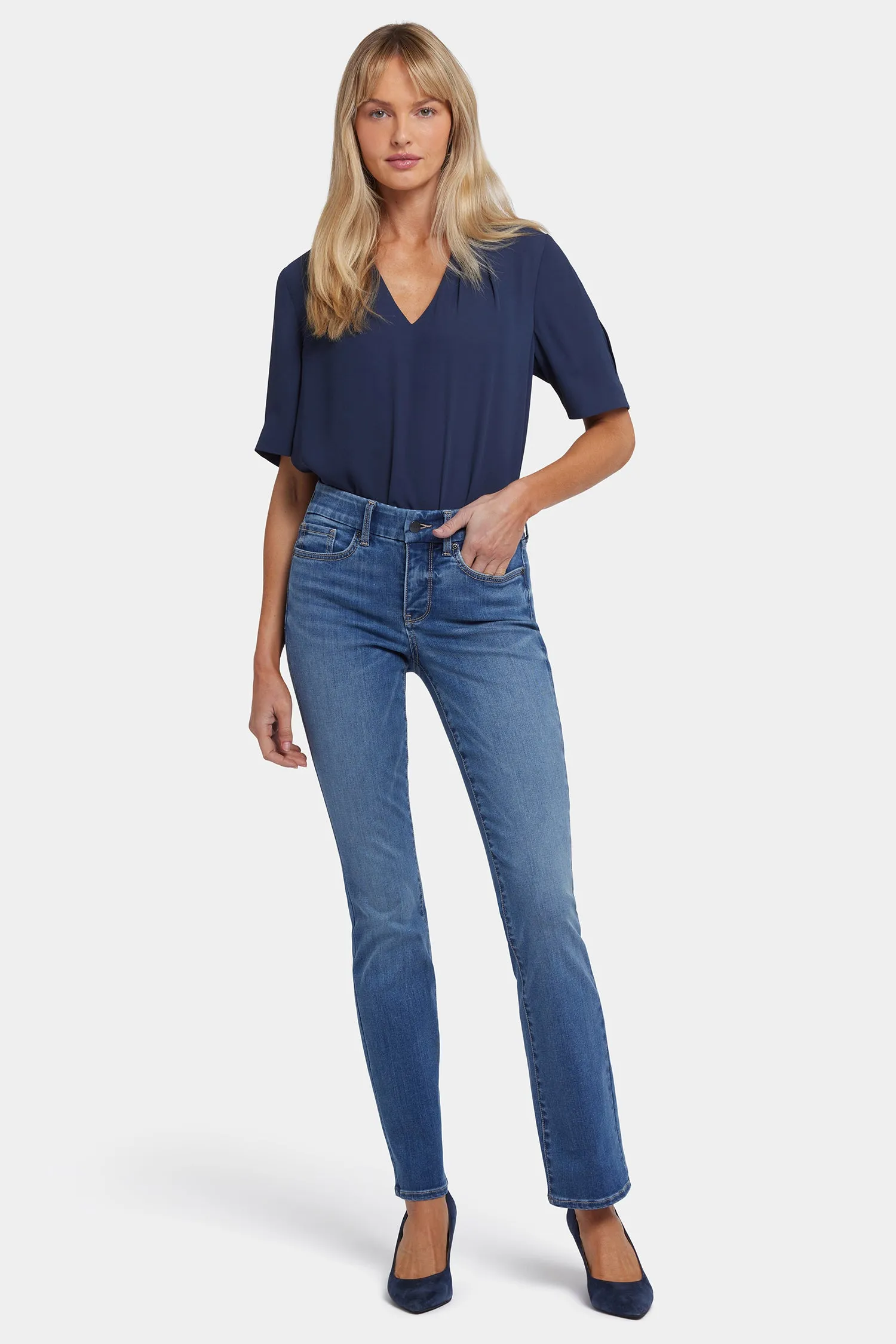 Waist-Match™ Marilyn Straight Jeans - Picasso Lake